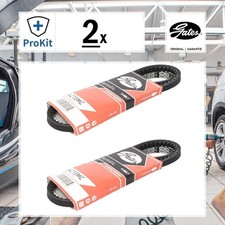 2x Gates Keilriemen Rechts für VW PASSAT B1 Variant PASSAT B1 GOLF I TARO