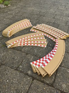 Scalextric Track Borders Kerbs Verge Pieces Job Lot x22 Vintage Accessories