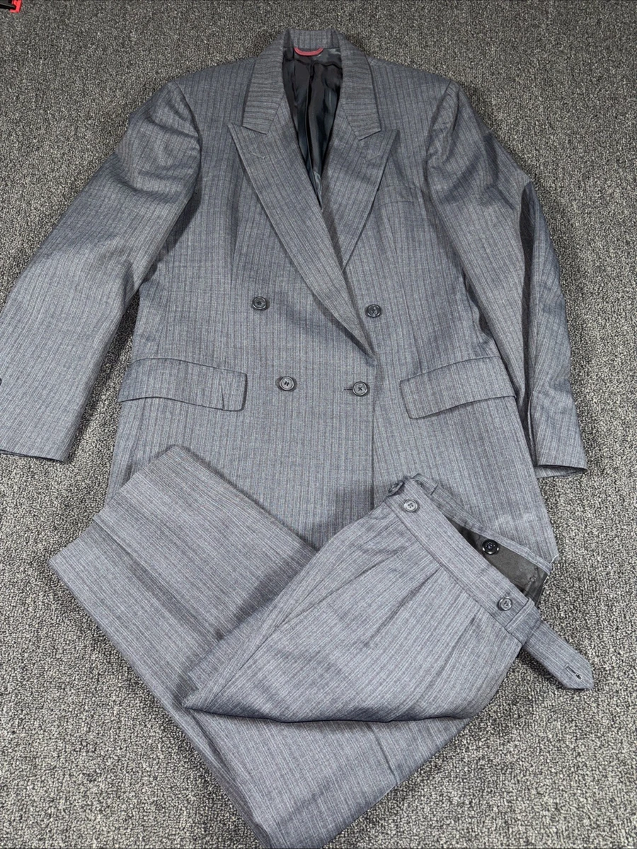 Vintage Double Breasted Suit In Men's Vintage Suit Jackets