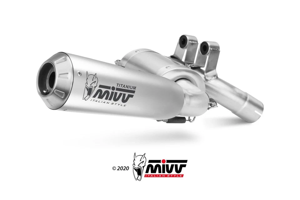 TERMINALE DI SCARICO MIVV X-M1 TITANIUM BMW F 900 R 2023 2024 2025 - Immagine 2 di 2