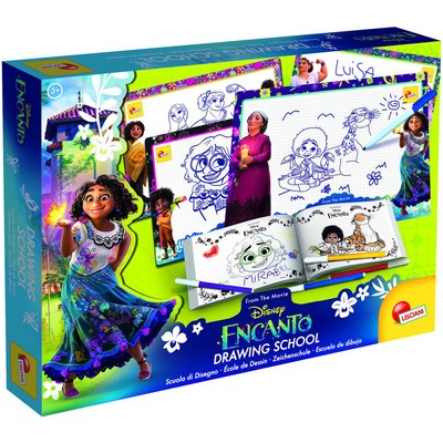 Disney Encanto Zeichenschule Set mit abwischbaren Tafeln und Stiften Alter 3+