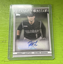 Topps Garrett Hampson 2020 Baseball Stars Autographs Auto #BSA-GH Rockies