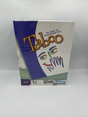 Taboo The Game of Unspeakable Fun Original Adult 4+ Players NEW And SEALED 2009