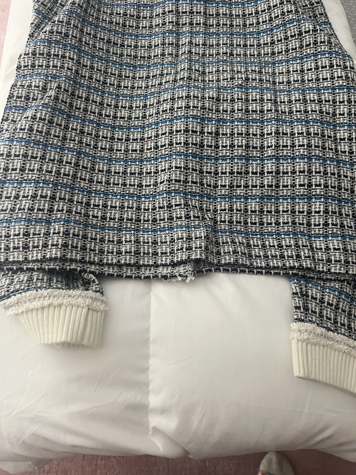 Talbots Tweed Button Down Sweater With Collar siz… - image 9