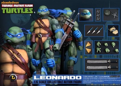 DreamEx Teenage Mutant Ninja Turtles Leonardo 1/6 Scale - New Factory Sealed
