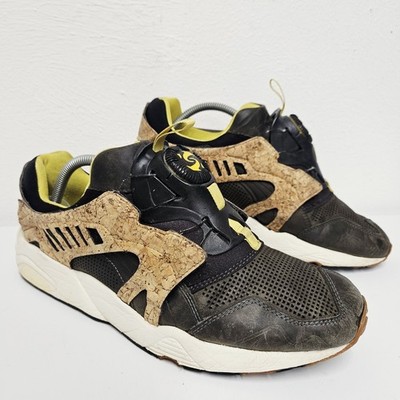 Puma Disc Blaze Leather Cage Lux Opt 2 Herren Gr. UK 9 schwarz Sneaker 356410 03