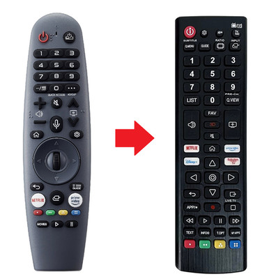 Ersatz Fernbedienung für Dyon TV SMART 50 X-EOS | SMART 55 X-EOS