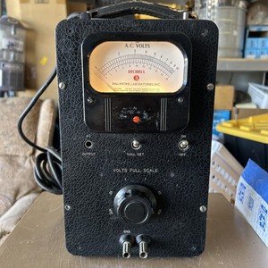 Vintage 1940s Ballentine Model 310-A Electronic Voltmeter-working