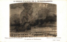 TORINO CITTÀ - FIAT - WW1 WWI Munizionamento Italiano - POGLIAGHI - NV - #092