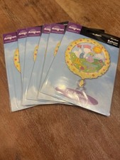 6x Welcome Baby Stork Foil Balloon 18" Round Party Decoration Baby Shower USA