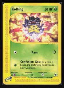 Koffing 114/165 Expedition Base Set Common