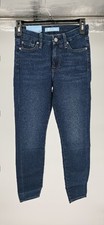 7 For All Mankind Jeans Women  s the ankle skinny b air blue, size 24