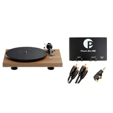 Pro-Ject: Debut EVO 2 Turntable Satin Walnut + PREAMP PACK