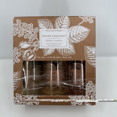 Williams Sonoma Spiced Chestnut Kitchen Essentials Hand/Dish Soap Spray Cleaner