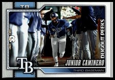 2026 Topps #328 Junior Caminero Dugout Peeks