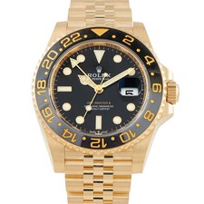 Rolex GMT-Master II Yellow Gold Jubilee Watch 126718GRNR