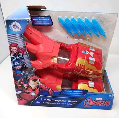 Disney Store Marvel Avengers Iron Man Repulsor Gloves New Damaged Package 