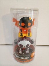 Dax Dog  Marcy Monkey Skelanimals 2009 Themed Collectibles Halloween Figurines