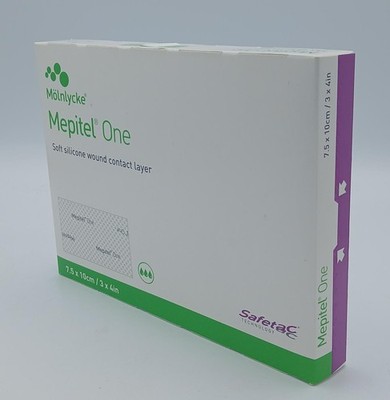 MEPITEL One 7,5x10 cm Silikon Netzverband Inhalt: 10 ST REF 289300