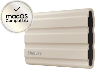 Samsung T7 Shield 2TB Tragbare Externe SSD USB 3.2 Gen2 IP65 Rugged Beige