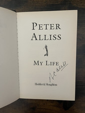 PETER ALLISS - LATE GREAT GOLFER AND COMMENTATOR  - SIGNED HARD BACKED BOOK