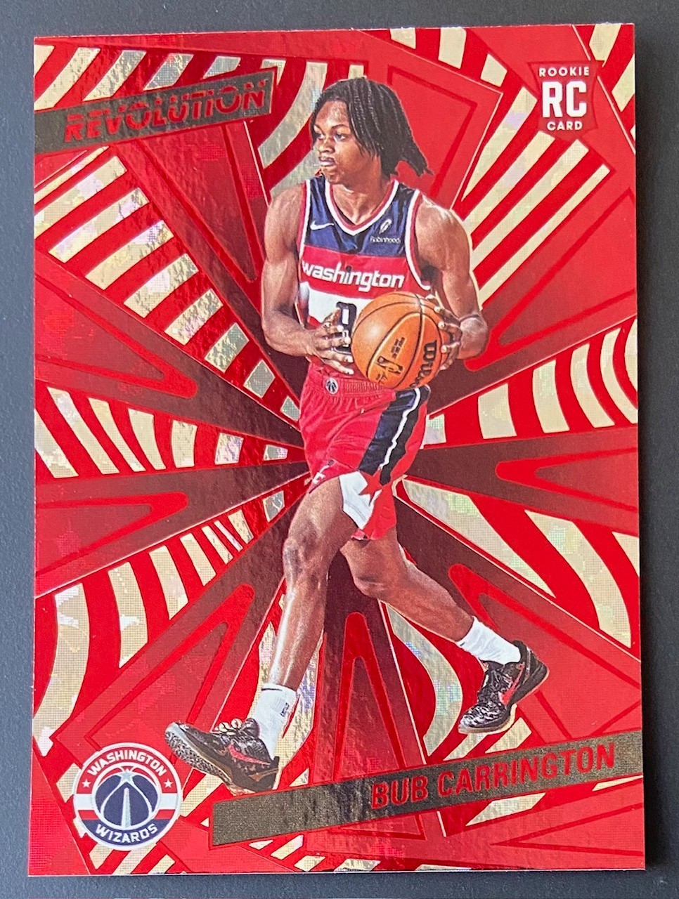 2024-25 Panini Revolution NBA Bub Carrington RC Chinese New Year Parallel #121