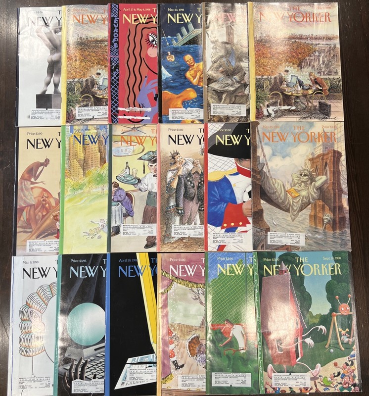 18 Issues Year 1998 The New Yorker Magazine