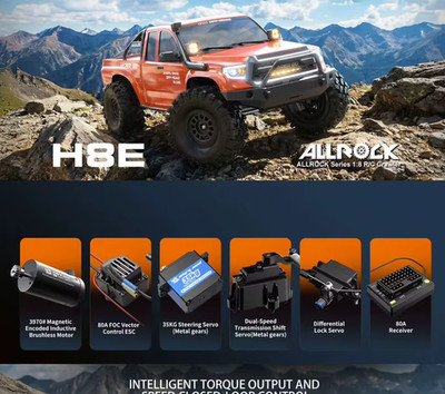 Crawler Pick Up 1/8 MJX Hyper GO H8E DC NEU (mit 45t. Wartezeit) BT