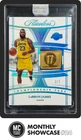 LEBRON JAMES 2022-23 PANINI FLAWLESS GAME-WORN CHAMPIONSHIP CHAMP TAG 2/2 LAKERS