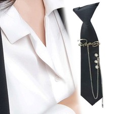 Student Uniform Tassels Chain Neck Tie Anime Necktie for Theme Party Nightclub