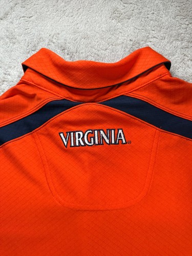 Polo UVA Virginia Nike Golf Dri-Fit Para Hombre Naranja Nuevo Talla S Pequeño Para Hombre - Imagen 6 de 12
