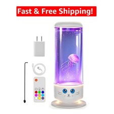 Realistic Jellyfish Mood Light - 7 Color Changing, Remote Access, Compact Design
