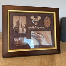 walt Disney World parks  Photo Frame Multi  Picture 27 x 32cm Wooden