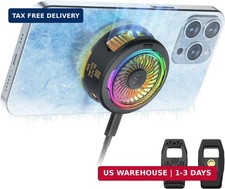 Black Shark FunCooler 5 Magnetic Cell Phone Cooler for Gaming, Portable Mobile P