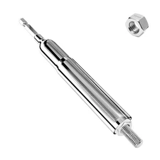 Libraton Hollow Nut Driver, Power Nut Driver Set 3/4", 6 inch Long with 1/4" ...