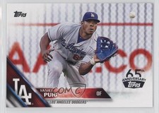2016 Topps 65th Anniversary Stamp Yasiel Puig #139 6o2