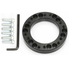 For Momo Hub Aluminum Steering Wheel Hub Adapter Spacer Kit 12mm Black For Momo Hub Aluminum Steering Wheel Hub Adapter Spacer Kit 12mm Black