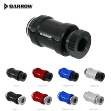 Barrow G1/4" Water Valve Drain Flat Push Type Female to Female TTLPFG Black