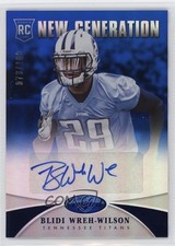 2013 Certified New Generation Mirror Blue Signatures Blidi Wreh-Wilson Auto 3pu