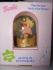 Barbie NUTCRACKER WATERBALL 2001 Musical Snow Globe NO DAMAGE