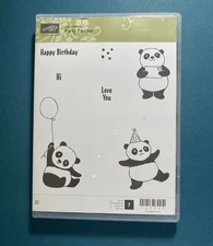 Stampin' Up! Party Pandas. Hi,   Birthday Wishes.