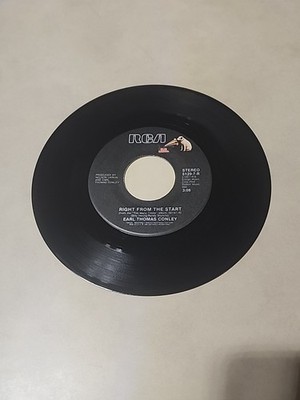 Earl Thomas Conley   Right From The Start / That Was A Close One 45 RPM RCA