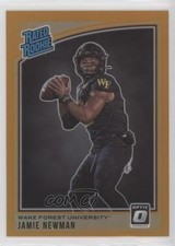 2021 Chronicles Draft Picks Donruss Optic Rated Rookie Orange Jamie Newman 07sf