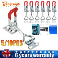 Toggle Latch Catch Cabinet Box Lever Handle Adjustable Lock Clamp Hasp 100KG