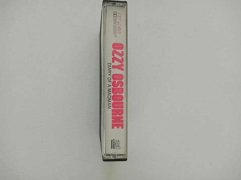 Ozzy Osborne Diary of A Madman Cassette Tape 1981 Heavy Metal Classic Rock Music Foto 2 de 4