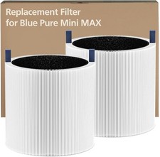 2 Pack Mini Max Replacement Filter For Blueair Blue Pure Mini Max Air Purifier