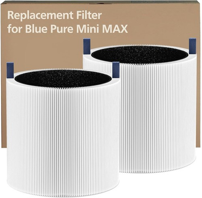#ad 2 Pack Mini Max Replacement Filter for Blueair Blue Pure Mini Max Air Purifier $34.76