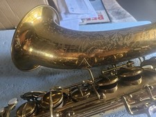 30M CONN CONQUEROR TENOR SAX NICE ENGRAVING   Shop PLAYS INCREDIBLE