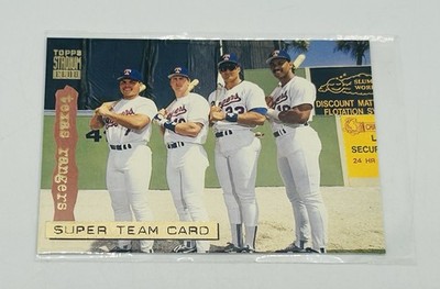 1994 Topps Stadium Club Super Team Card Texas Rangers #27 Baseball Card