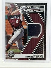 2023 Panini Elite Extra Edition #FT-HH Hunter Haas Future Threads Tampa Bay Rays